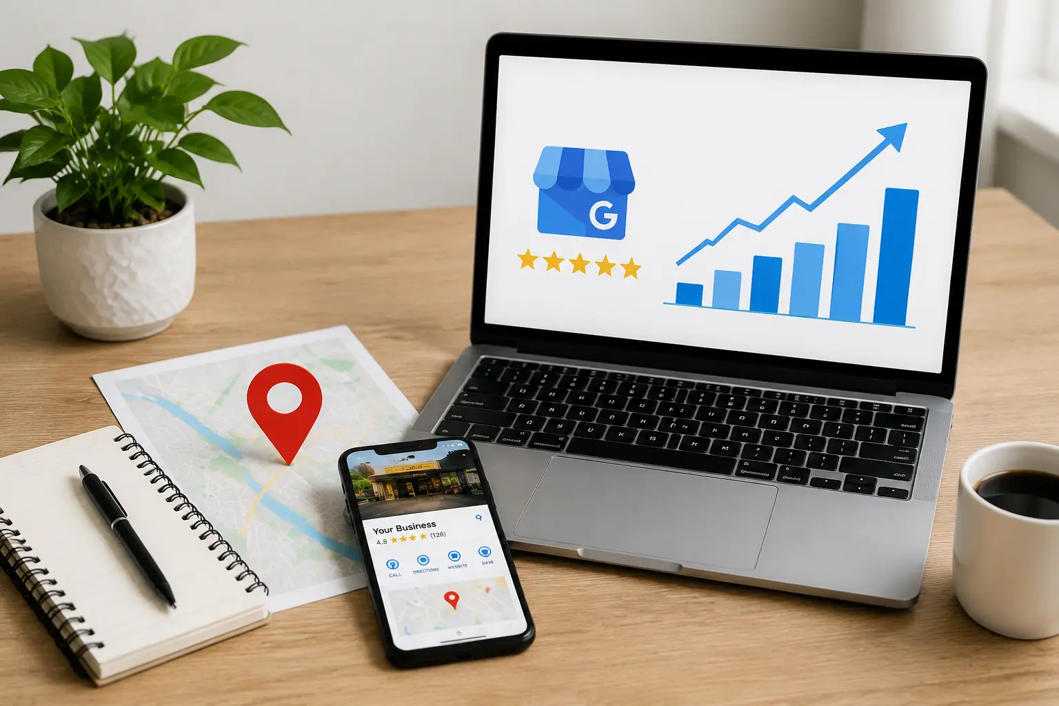 Google Ranking via Local Listings