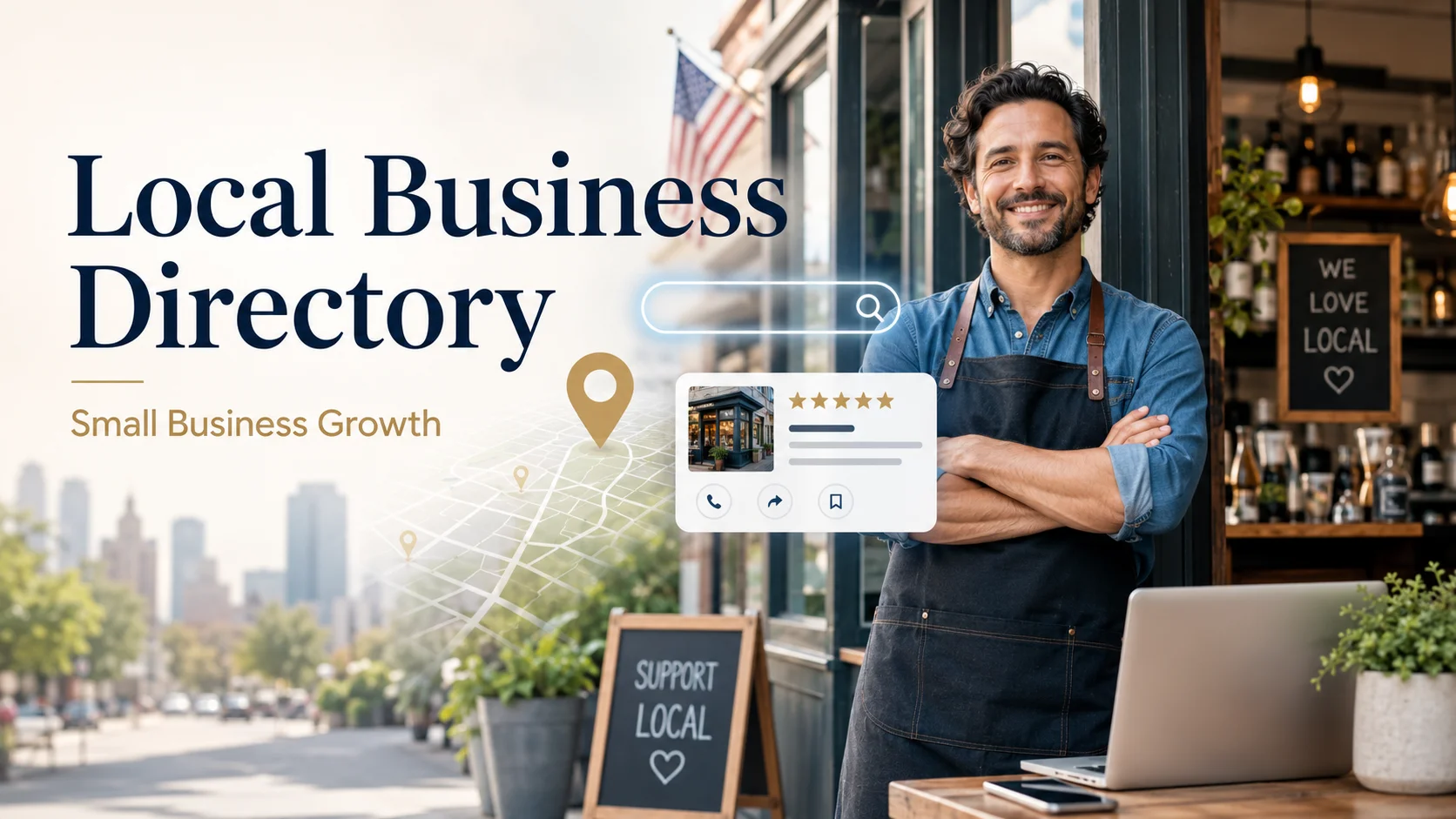 Local business directory listing helping small businesses get found online